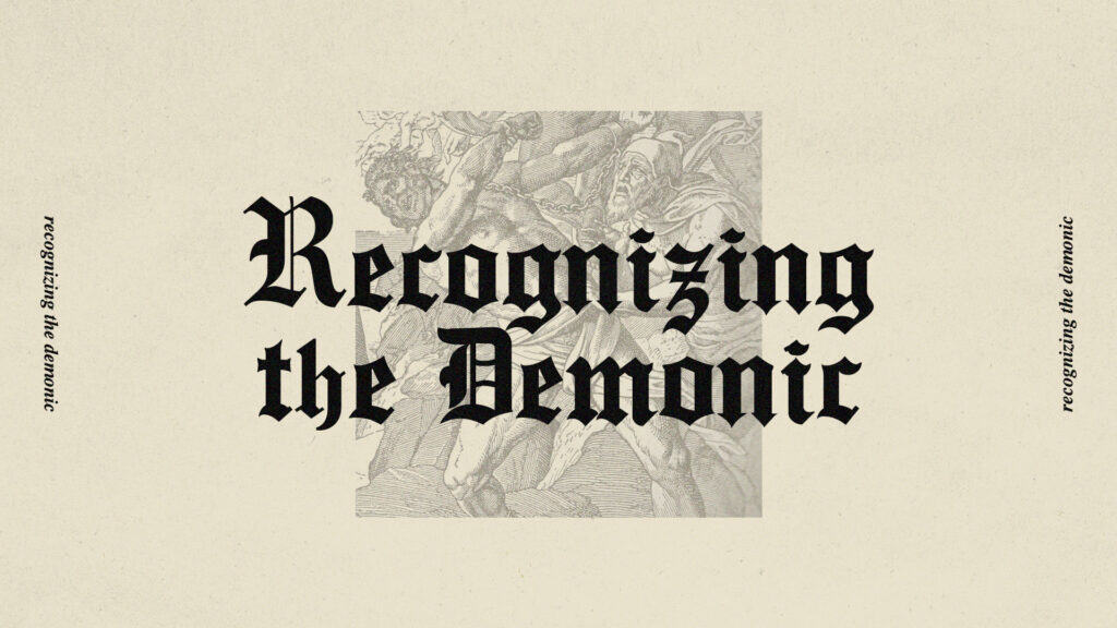 Recognizing the Demonic Series Artwork