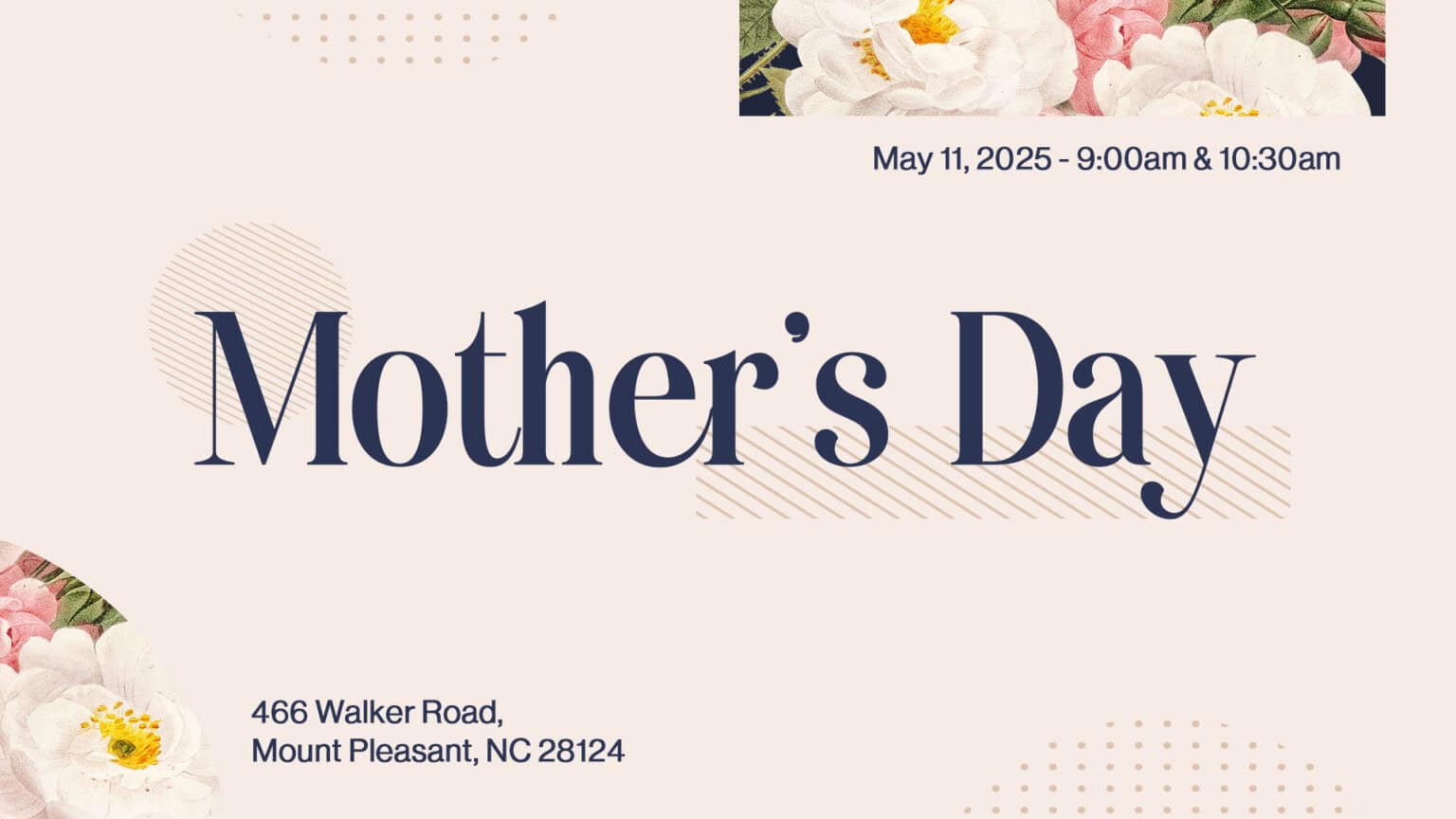 Mothers Day 2025 Finals - HD Title Slide (1920x1080)