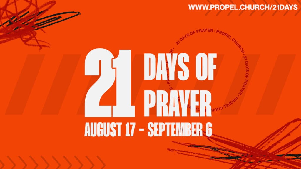 21 Days of Prayer Summer 2025 Series Artwork