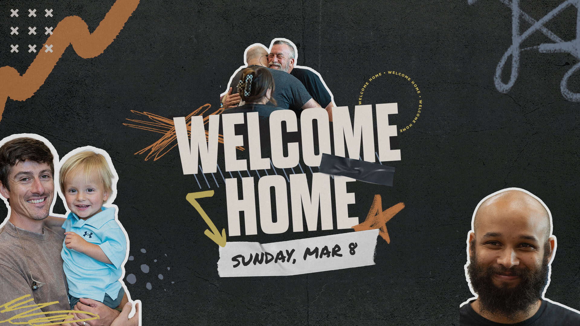 Welcome Home - 2026 First Half Graphic Updates - Sermon Series - HD Title Slide - 2