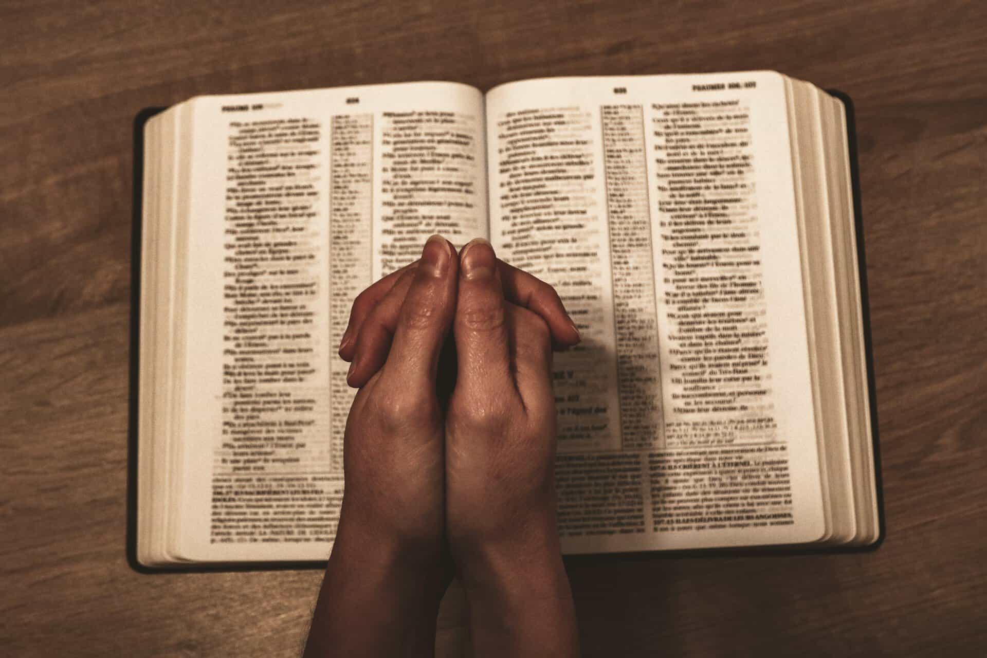 Hand on the Bible