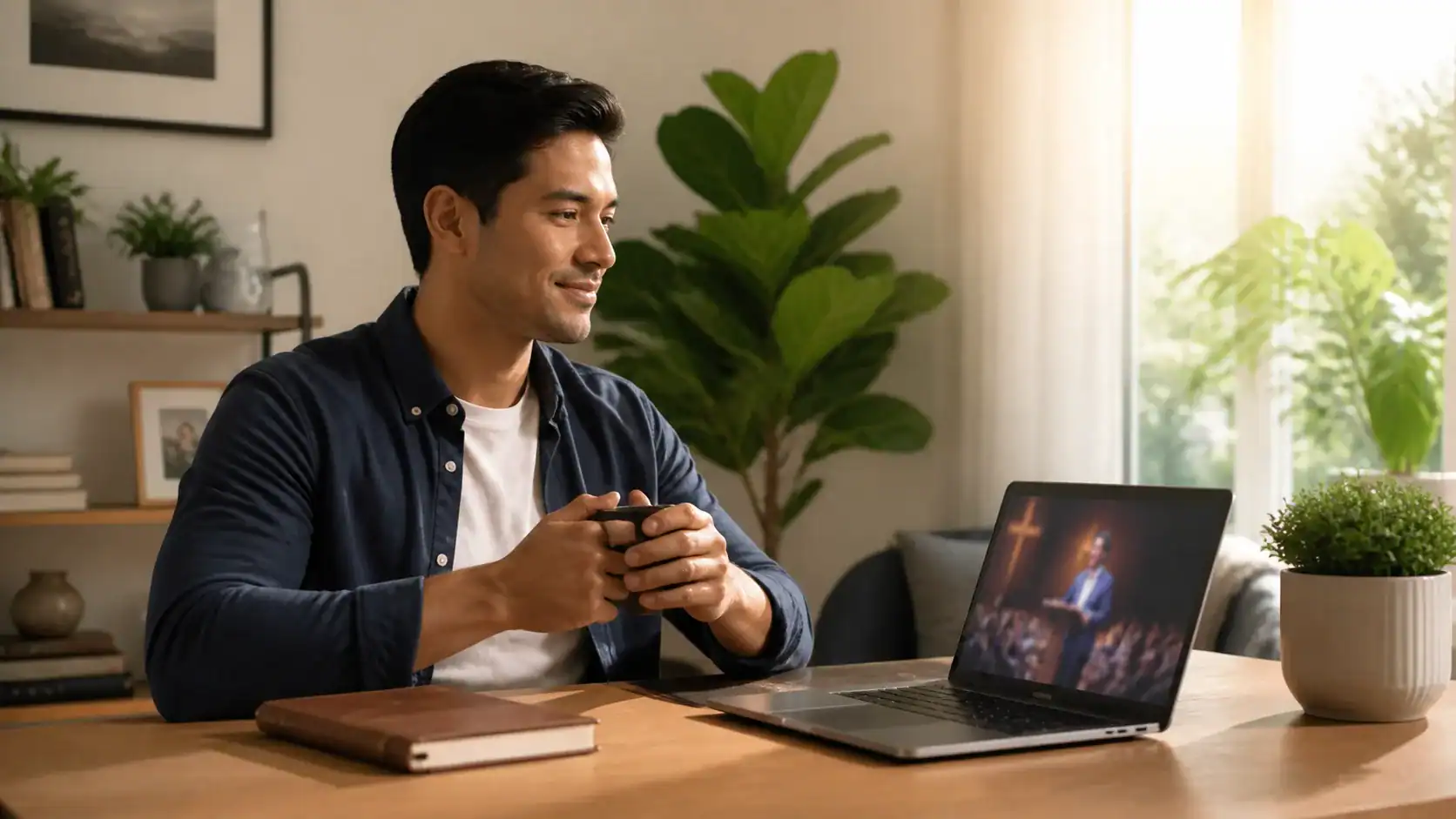 Finding Peace in a Busy Week Through Online Church Services